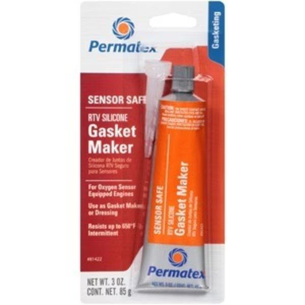 Sensor Safe High Temp RTV Silicone Gasket Maker 3oz, Permatex, Mfr#: 81422
